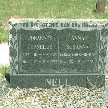 NELL Johannes Cornelus 1879-1952 &amp; Anna Susanna CASTELYN 1882-1928