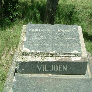 VILJOEN Wilhelmina Johanna nee NIEUWOUDT 1918-1945