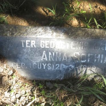 NEL Anna Sophia nee BUYS 1869-1958