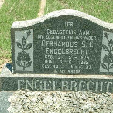 ENGELBRECHT Gerhardus S.C. 1875-1962