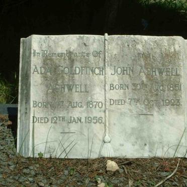 ASHWELL John 1851-1923 &amp; Ada Goldfinch 1870-1956