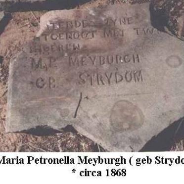 MEYBURGH Maria Petronella nee STRYDOM