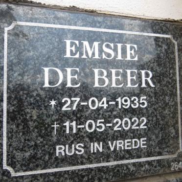 BEER Emsie, de 1935-2022
