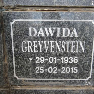GREYVENSTEIN Dawida 1936-2015