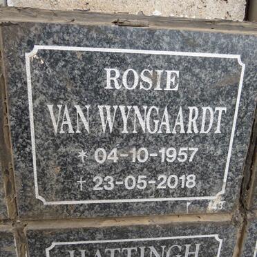 WYNGAARDT Rosie, van 1957-2018