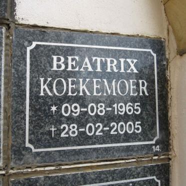 KOEKEMOER Beatrix 1965-2005