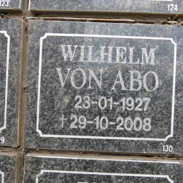 ABO Wilhelm, von 1927-2008
