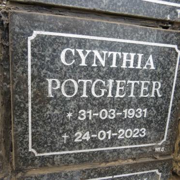 POTGIETER Cynthia 1931-2023