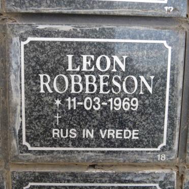 ROBBESON Leon 1969-