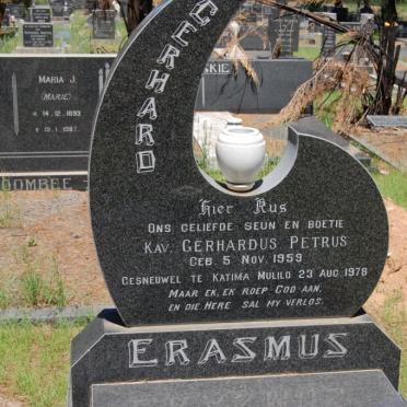 ERASMUS Gerhard Petrus 1959-1978