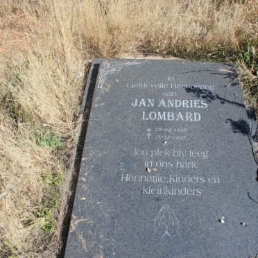 LOMBARD Jan Andries 1926-1997