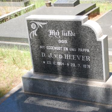 HEEVER D.J., v.d. 1904-1971