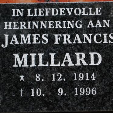 MILLARD James Francis 1914-1996