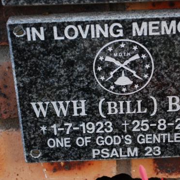BIRD W.W.H. 1923-2006