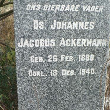 ACKERMANN Johannes Jacobus 1860-1940