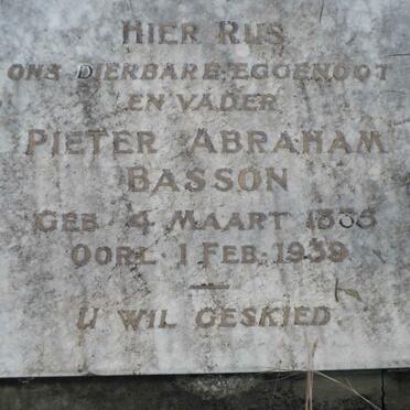 BASSON Pieter Abraham 1885-1939