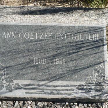 COETZEE Ann nee POTGIETER 1900-1965
