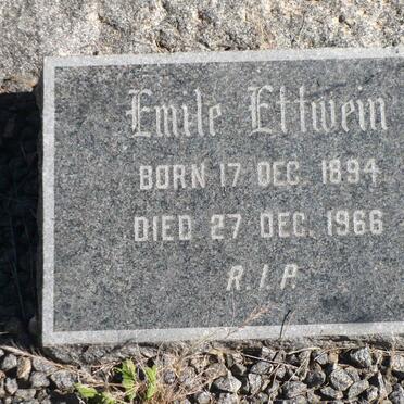 ETTWEIN Emile 1894-1966