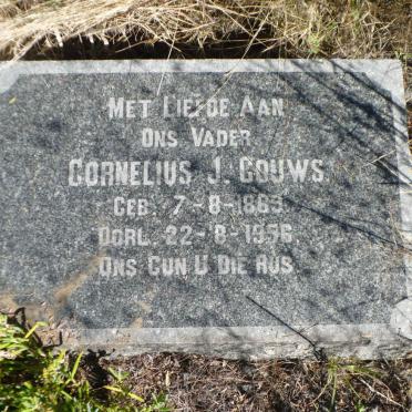 GOUWS Cornelius J. 1869-1956