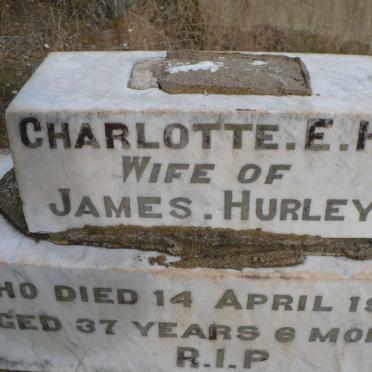 HURLEY Charlotte E.H. -1910