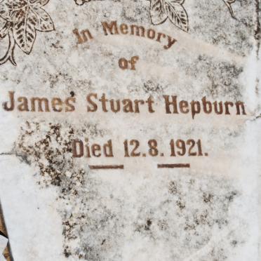 HEPBURN James Stuart -1921