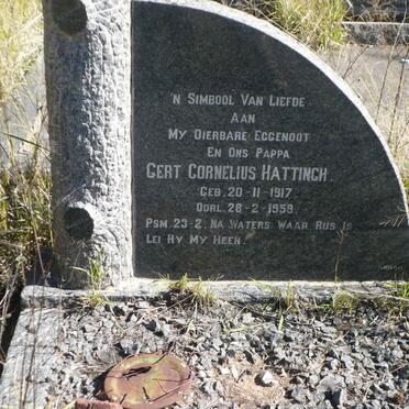 HATTINGH Gert Cornelius 1917-1959
