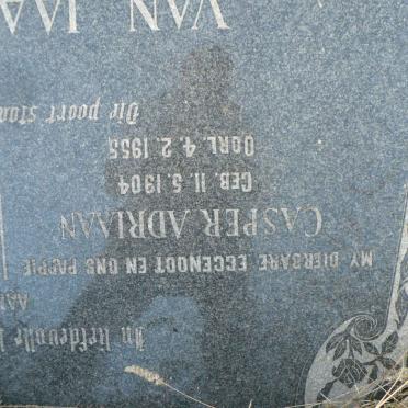 JAARSVELDT Casper Adriaan, van 1904-1955