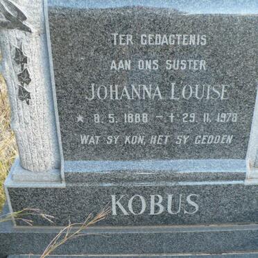 KOBUS Johanna Louise 1888-1978