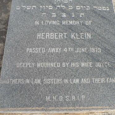 KLEIN Herbert -1979