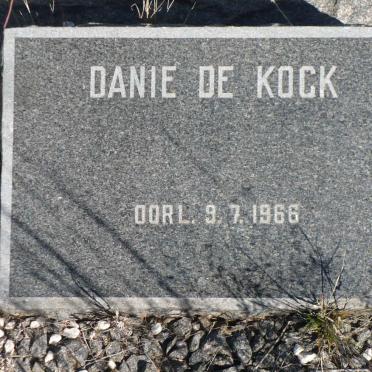 KOCK Danie, de -1966