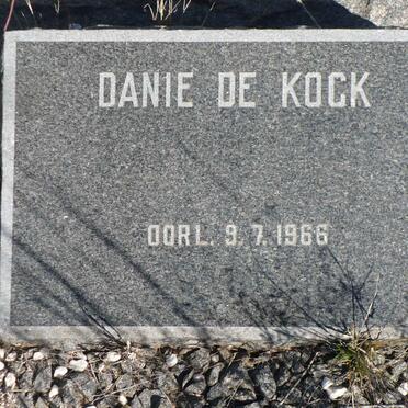 KOCK Danie, de -1966