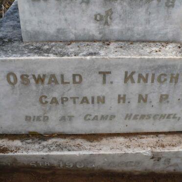 KNIGHT Oswald T. -1902