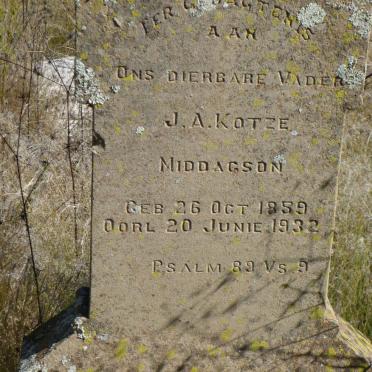 KOTZE J.A. 1859-1932