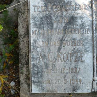 KOTZE A.C. 1897-1944