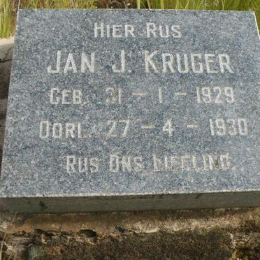 KRUGER Jan J. 1929-1930