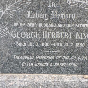 KING George Herbert 1880-1950
