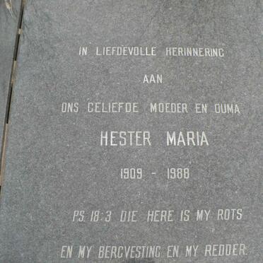 KRUGER Johannes Gideon 1905-1984 &amp; Hester Maria 1909-1988