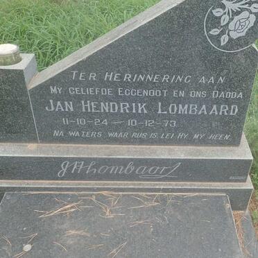 LOMBAARD Jan Hendrik 1924-1973