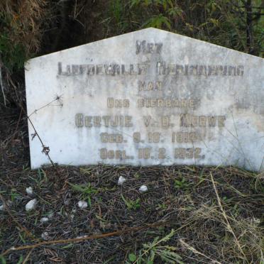 MERWE Gertjie, v.d. 1914-1932