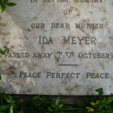 MEYER Ida -1930
