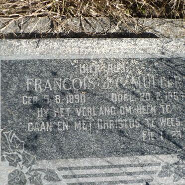 MULLER Francois J.C. 1890-1954