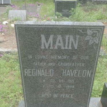 MAIN Reginald Havelon 1921-1994