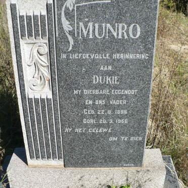 MUNRO Dukie 1895-1956
