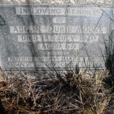 MOORE  Aug. R., DURIE -1940