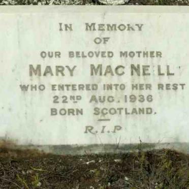 MACNEILL Mary  -1936