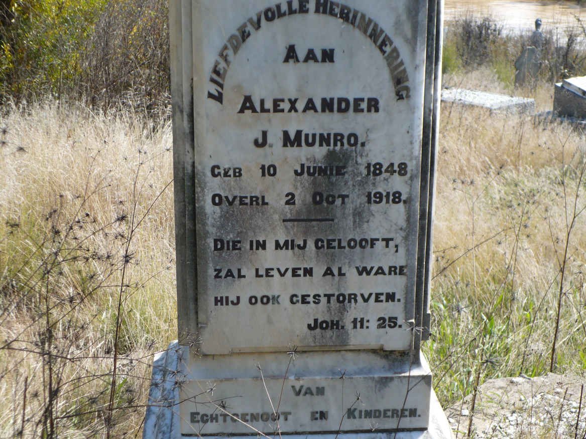 MUNRO Alexander J. 1848-1918