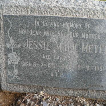 MEYER Jessie Marie nee EDWARDS 1912-1951