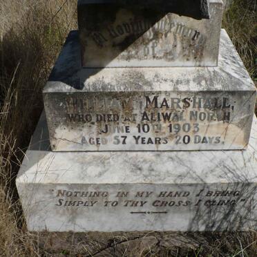 MARSHALL William -1903