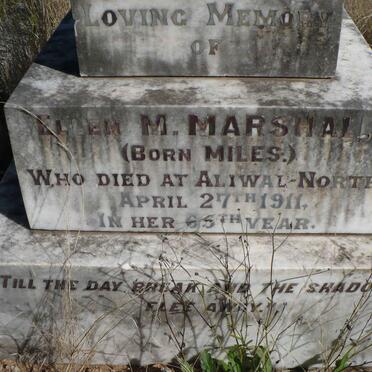 MARSHALL Ellen M. nee MILES -1911