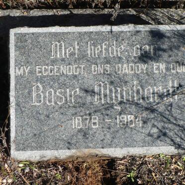 MYNHARDT Basie 1878-1964